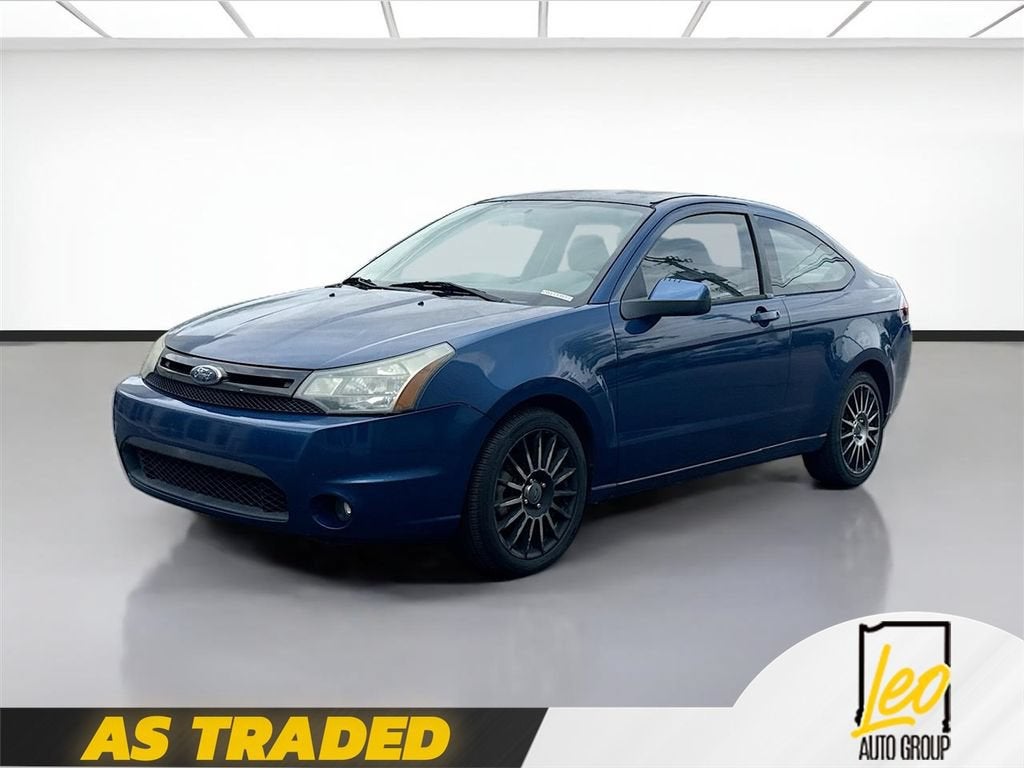 2009 Ford Focus SES in Blue — front three-quarter view