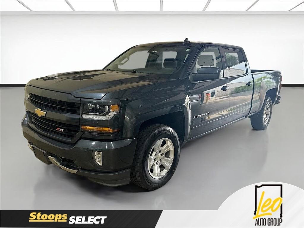 2018 Chevrolet Silverado 1500 LT in Graphite Metallic — front three-quarter view