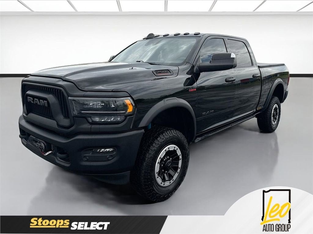2022 RAM 2500 Power Wagon Crew Cab 4x4 6'4" Box in Black — front three-quarter view