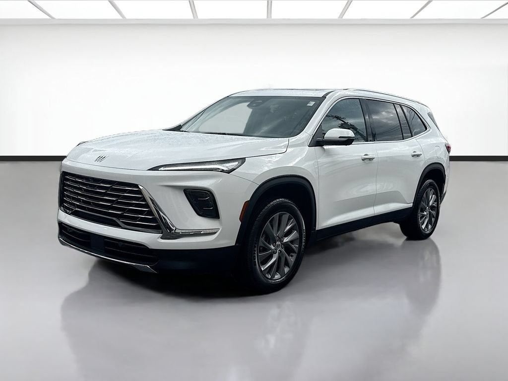 2026 Buick Enclave Preferred in Summit White — front three-quarter view