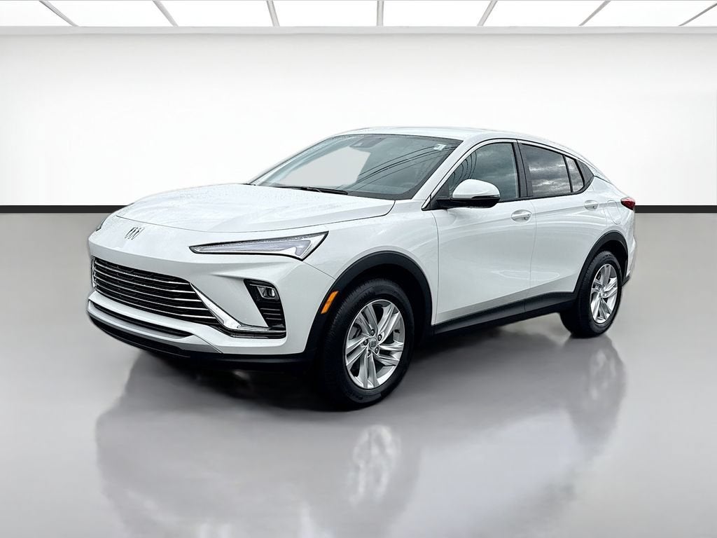 2026 Buick Envista Preferred in Summit White — front three-quarter view