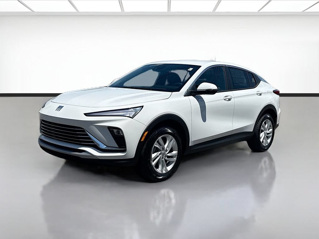 2026 Buick Envista Preferred in Summit White — front three-quarter view