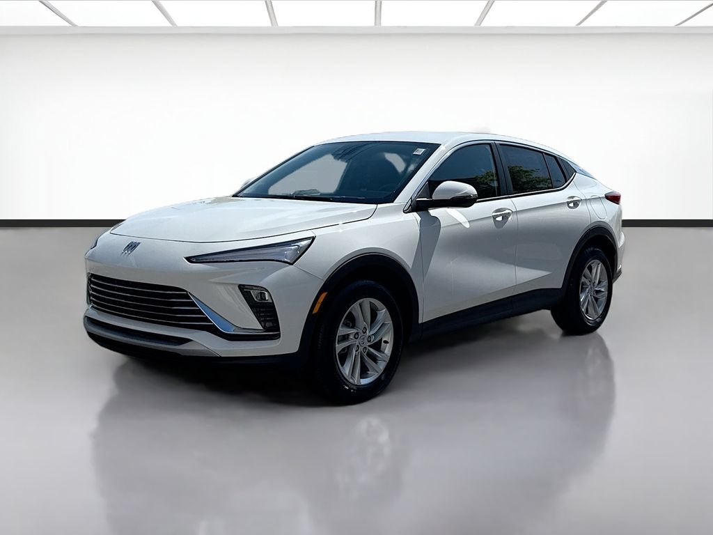2026 Buick Envista Preferred in Summit White — front three-quarter view