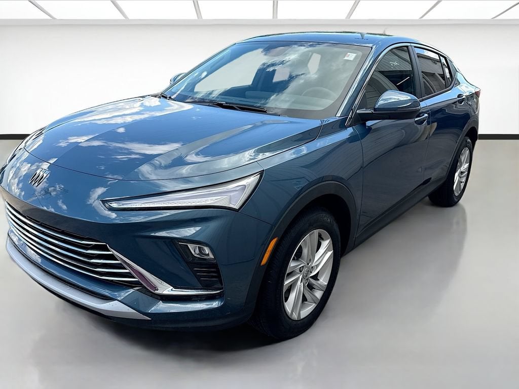 2026 Buick Envista Preferred in Ocean Blue Metallic — front three-quarter view