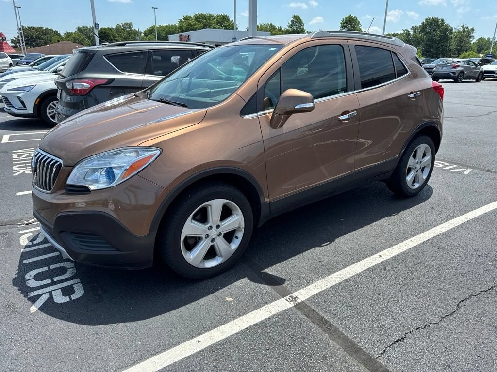 2016 Buick Encore Base in Includes (Bqu) Dark Cocoa Ash Lower Accent Color.) — front three-quarter view