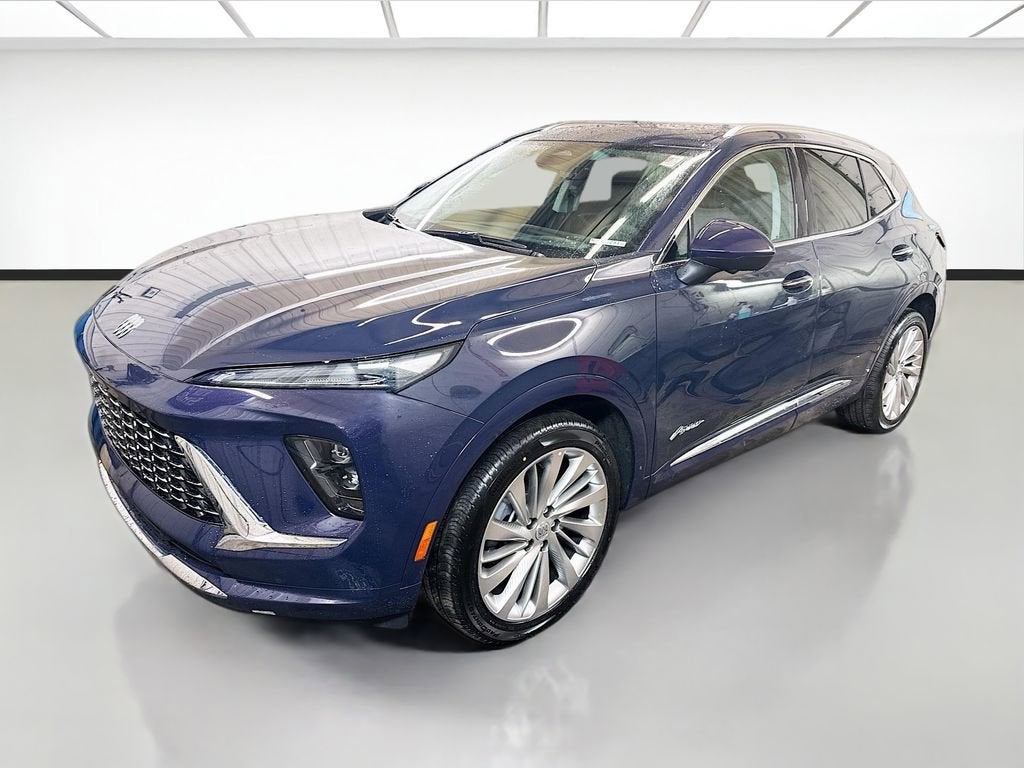 2026 Buick Envision Avenir in Midnight Opal — front three-quarter view