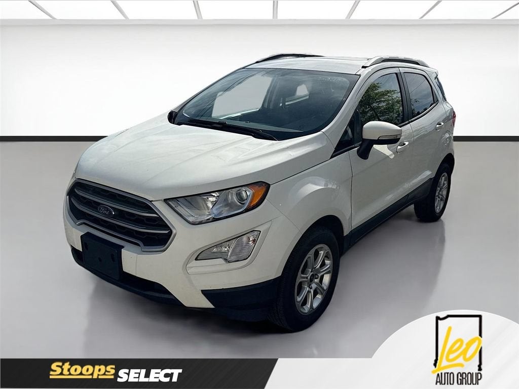 2020 Ford EcoSport SE in White — front three-quarter view