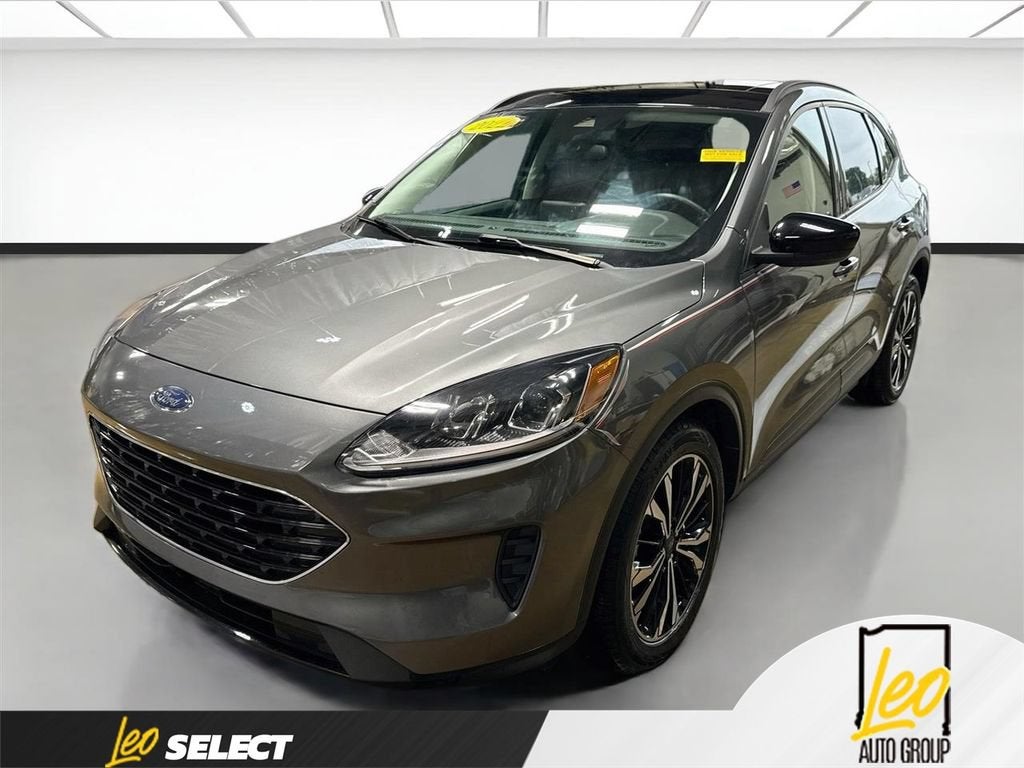 2022 Ford Escape SE in Gray — front three-quarter view