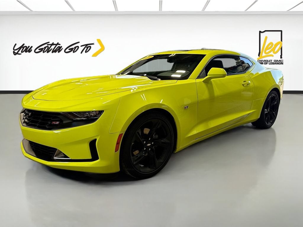 2019 Chevrolet Camaro 1LT in Shock — front three-quarter view