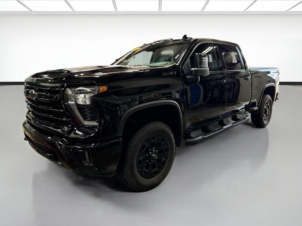 2024 Chevrolet Silverado 3500 HD LTZ in Black — front three-quarter view