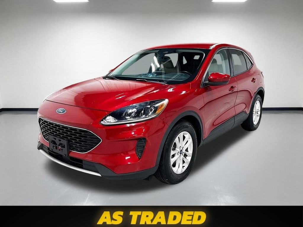 2021 Ford Escape SE in Red — front three-quarter view