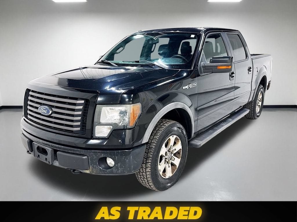 2011 Ford F-150 FX4 in Black — front three-quarter view