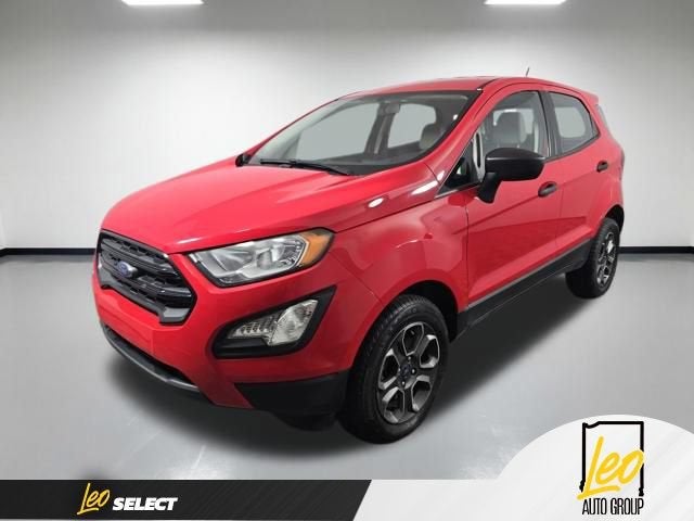 2021 Ford EcoSport S in Red — front three-quarter view